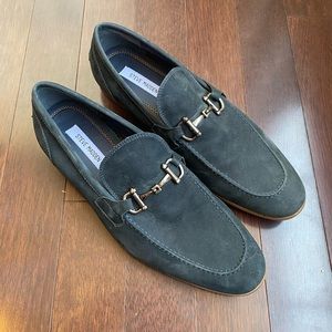 Steve Madden Debinair black suede loafers
